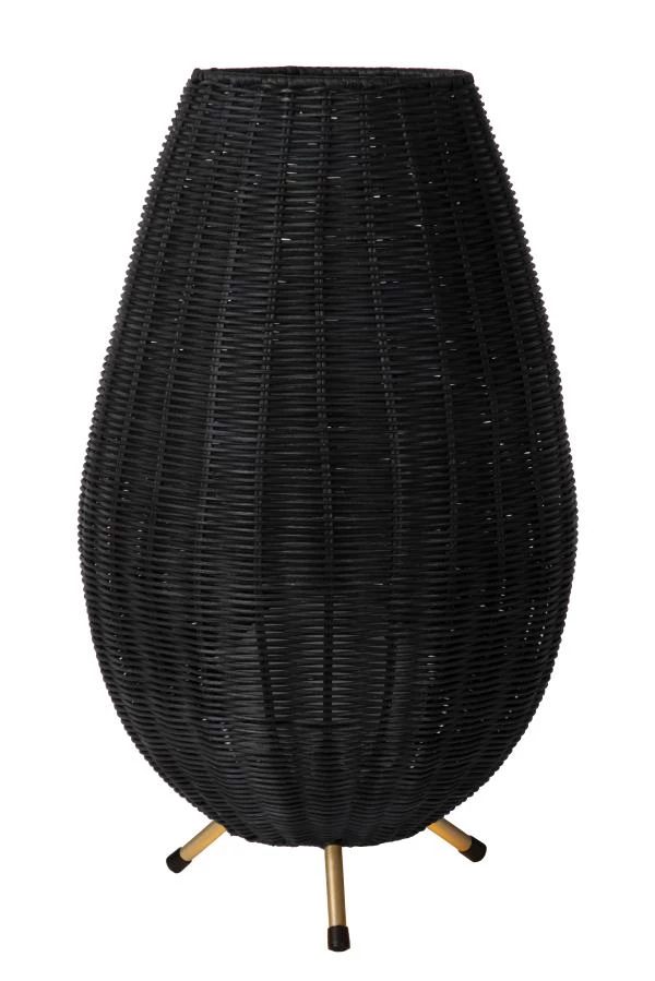 Lucide COLIN - Lampe de table - Ø 30 cm - 1xG9 - Noir - éteint
